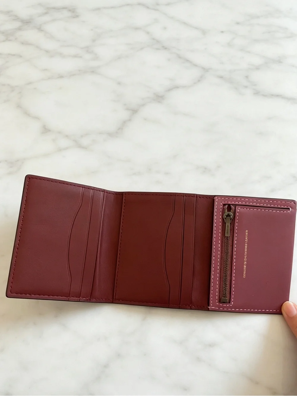 Coach 1941 Small Trifold Wallet Primrose Glovetanned Leather